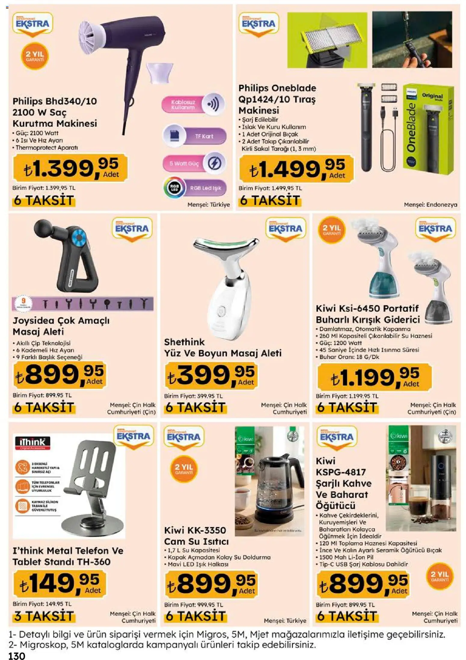 Migros Katalog - Migroskop - 22 Ekim 2026 tarihinden itibaren geçerlidir | Sayfa: 130