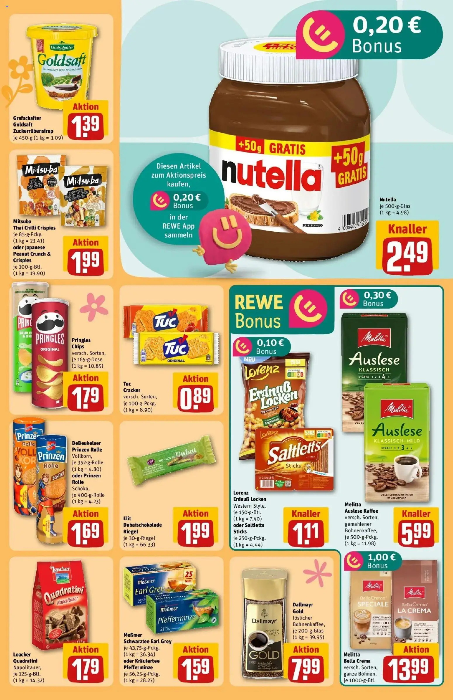 Rewe Prospekt Zülpich	 – gültig ab 23.03.2026 | Seite: 25 | Produkte: Melitta, Kaffee, Messmer, Chips