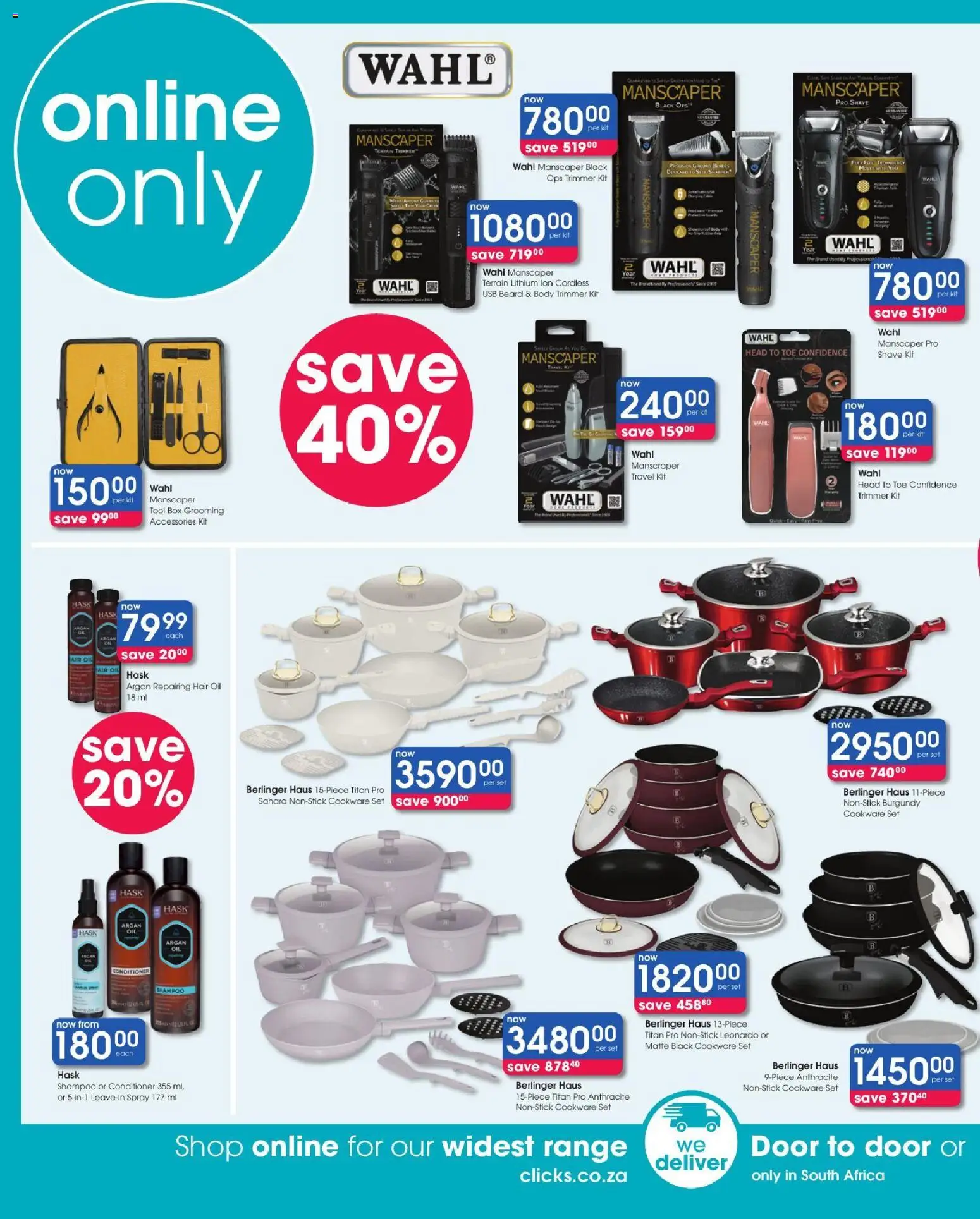 New Clicks catalogue – valid from 11/08/2026 | Page: 20 | Products: Box, Cookware, Shampoo, Conditioner