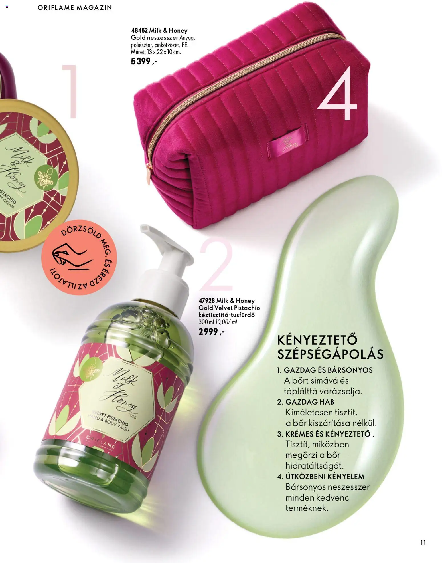 Oriflame akciós ujság - amely érvényes a következő dátumtól: 2026.09.30. | Oldal: 11 | Termékek: Hab, Body, Magazin, Bor