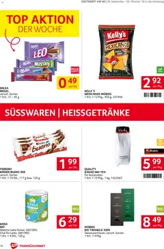 Transgourmet Flugblatt ab 28.09.2026 gültig | Seite: 18 | Produkte: Matcha, Süßwaren