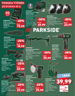 Kaufland SK akciós újság - amely érvényes a következő dátumtól: 30.04.2026 | Oldal: 58 | Termékek: Parkside