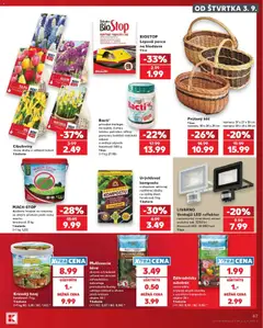 Kaufland SK akciós újság - amely érvényes a következő dátumtól: 2026.09.03. | Oldal: 67 | Termékek: Reflektor, Tök, Led reflektor, Só