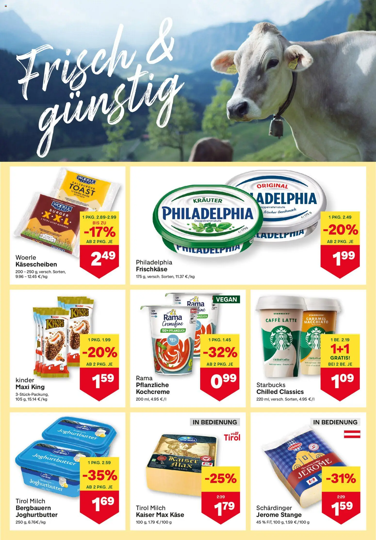 MPREIS Flugblatt gültig ab 23.07.2026 | Seite: 5 | Produkte: Milch, Käse