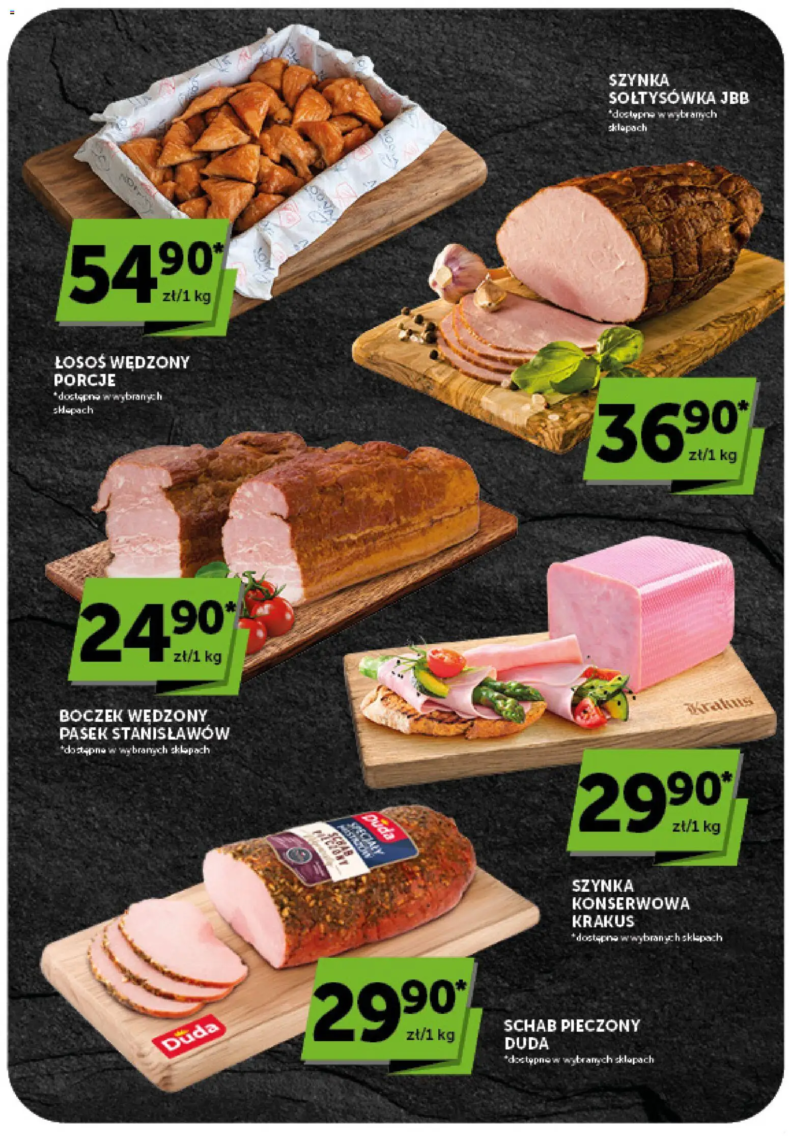 Euro Sklep gazetka od 09.07.2026 | Strona: 24 | Produkty: Łosoś wędzony, Pasek, Łosoś, Schab pieczony