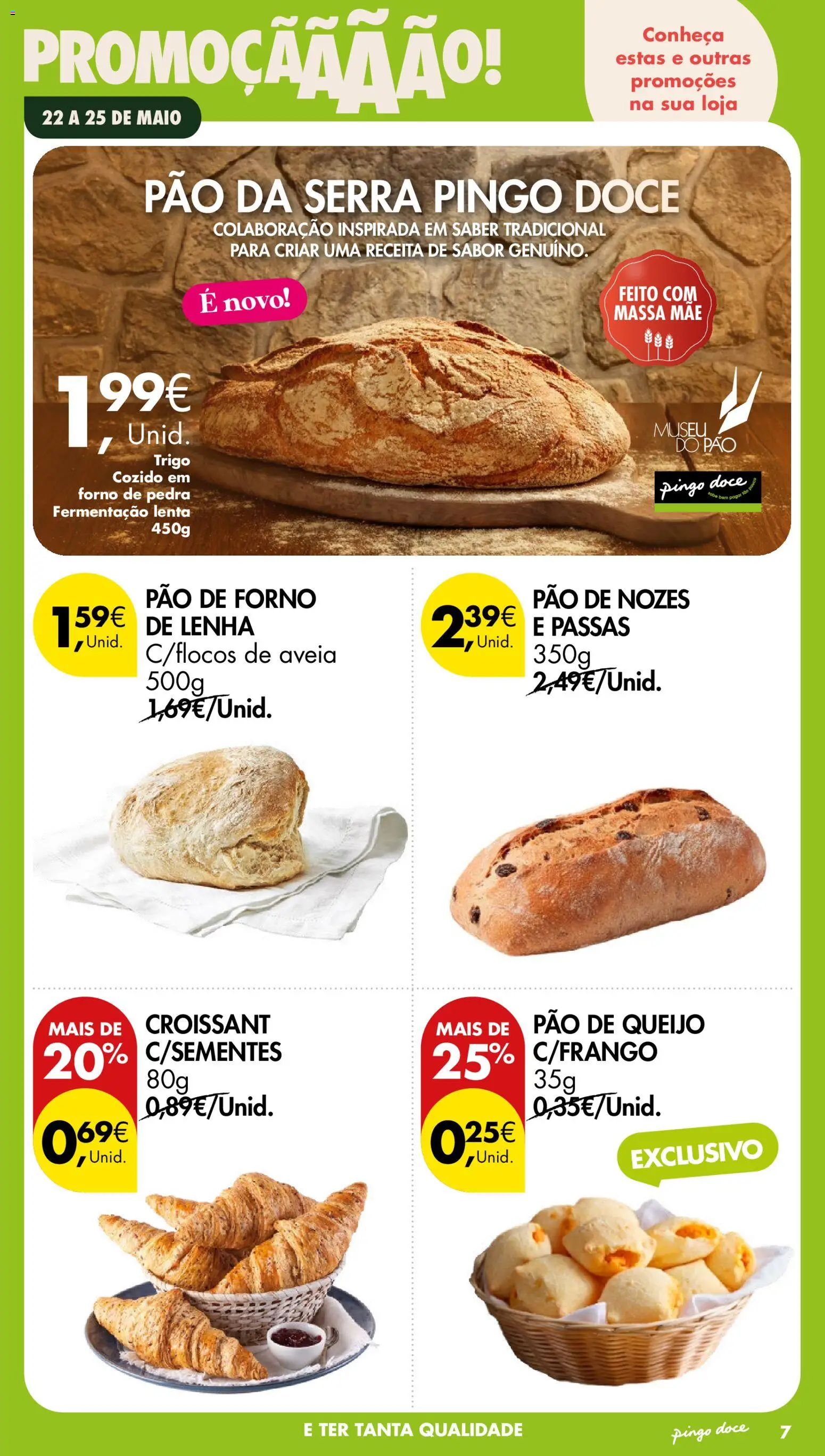 Pingo Doce Poupe este Fim de Semana │ válido de 22.05.2026 | Página: 7 | Produtos: Aveia, Forno, Queijo, Massa