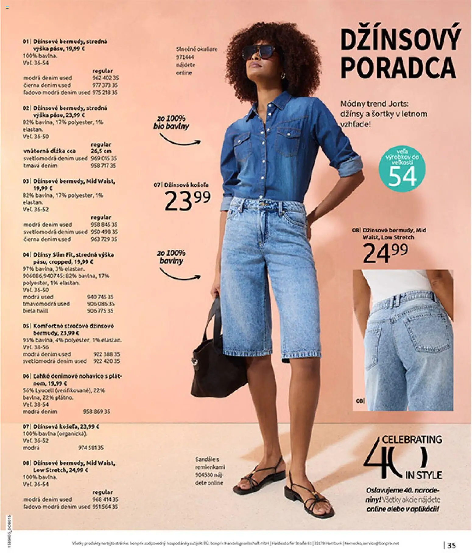 Nové Bonprix akcie – leták je platný od 01.01.2026 | Strana: 37 | Produkty: Košeľa, Nohavice