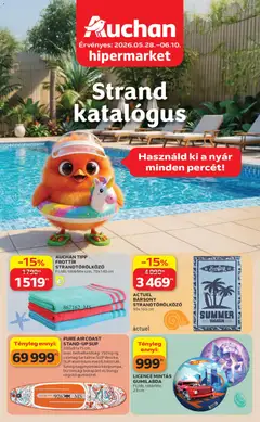 Auchan Strand Katalógus - amely érvényes a következő dátumtól: 28.05.2026