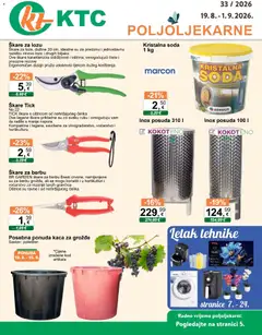 KTC Katalog poljoljekarni - Pregled kataloga iz trgovine KTC, vrijedi od 19.08.2026