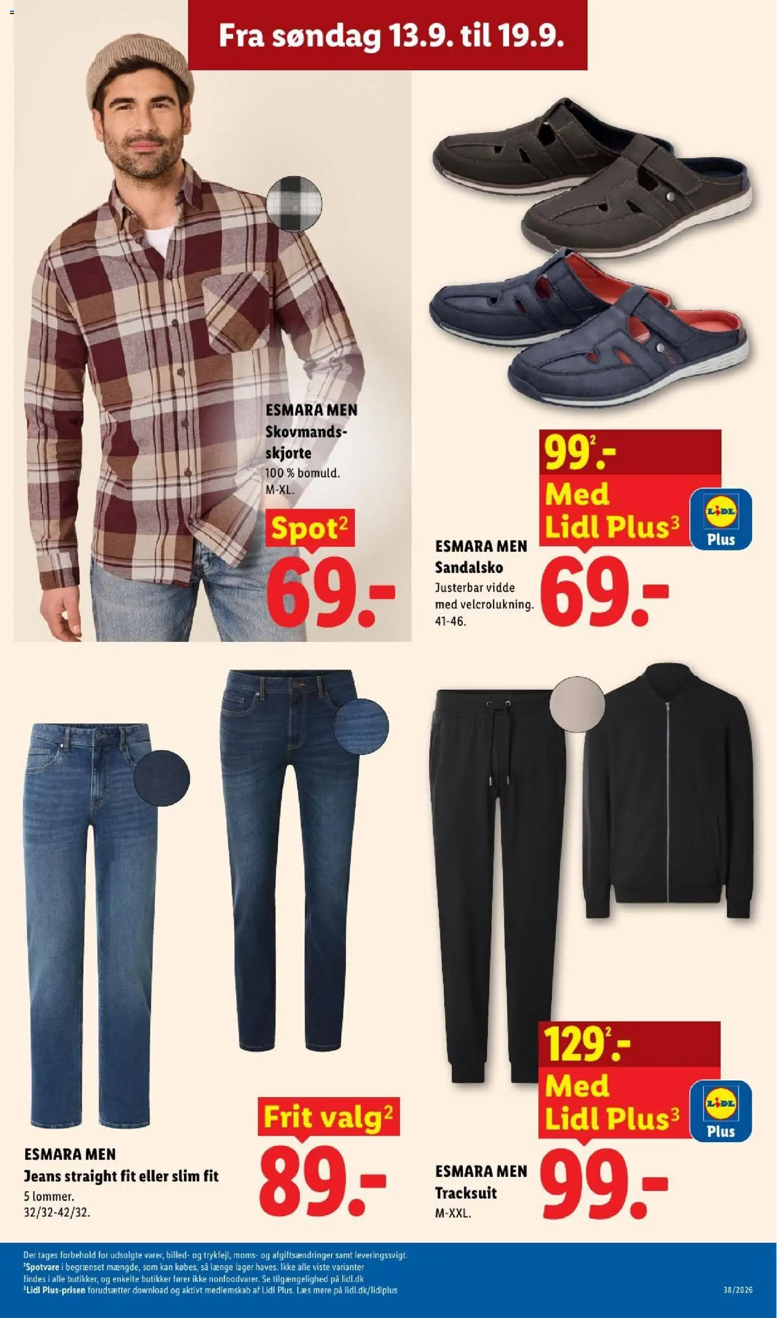 Lidl tilbudsavis – gyldig fra 13/09/2026 | Side: 21 | Produkter: Skjorte, Jeans, Søm