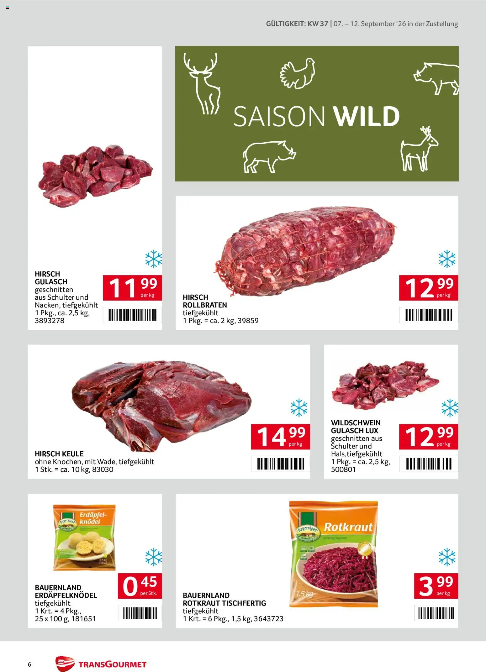 Transgourmet Zustellaktion - Broschüre gültig ab 07.09.2026 | Seite: 6