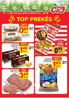 ČIA MARKET leidinys galioja nuo 26.05.2026