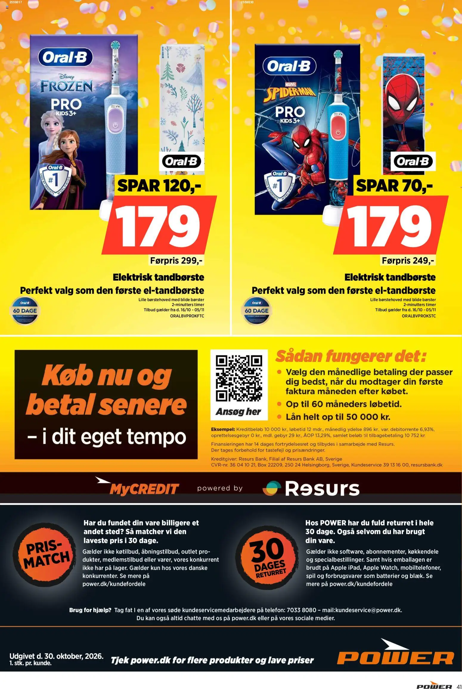 Power tilbudsavis – gyldig fra 30/10/2026 | Side: 41