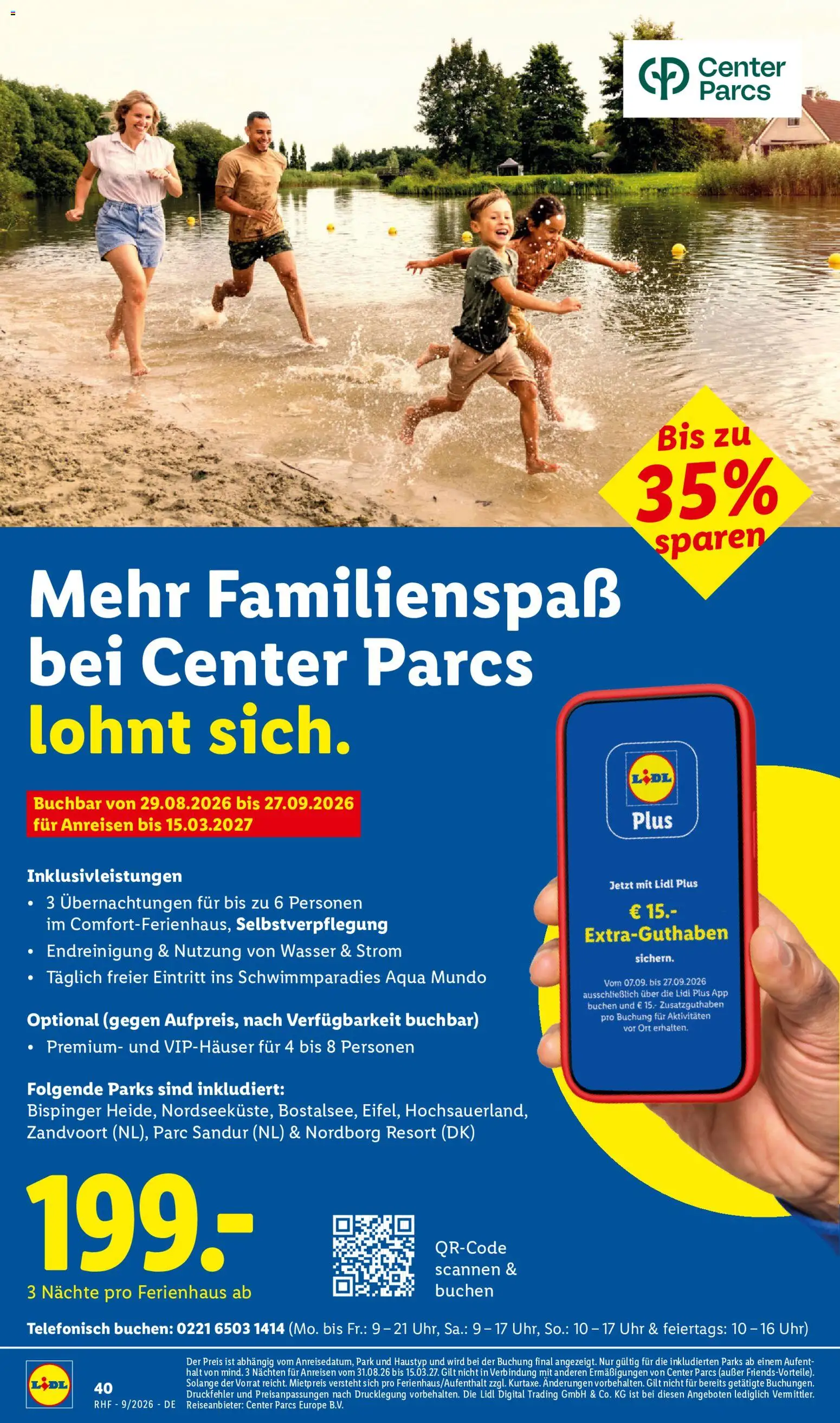 Lidl Reisen Prospekt – gültig ab 29.08.2026 | Seite: 40 | Produkte: Wasser, Uhr