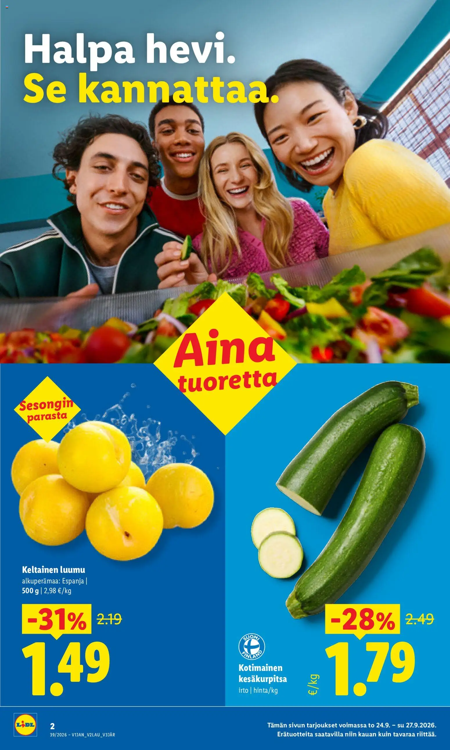 Lidl tarjoukset – voimassa 24/09/2026 alkaen | Sivu: 2