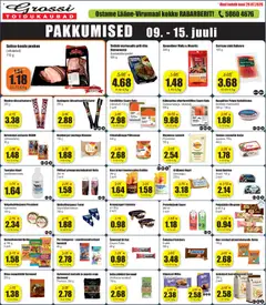Grossi Toidukaubad kliendilehe eelvaade alates 09.07.2026