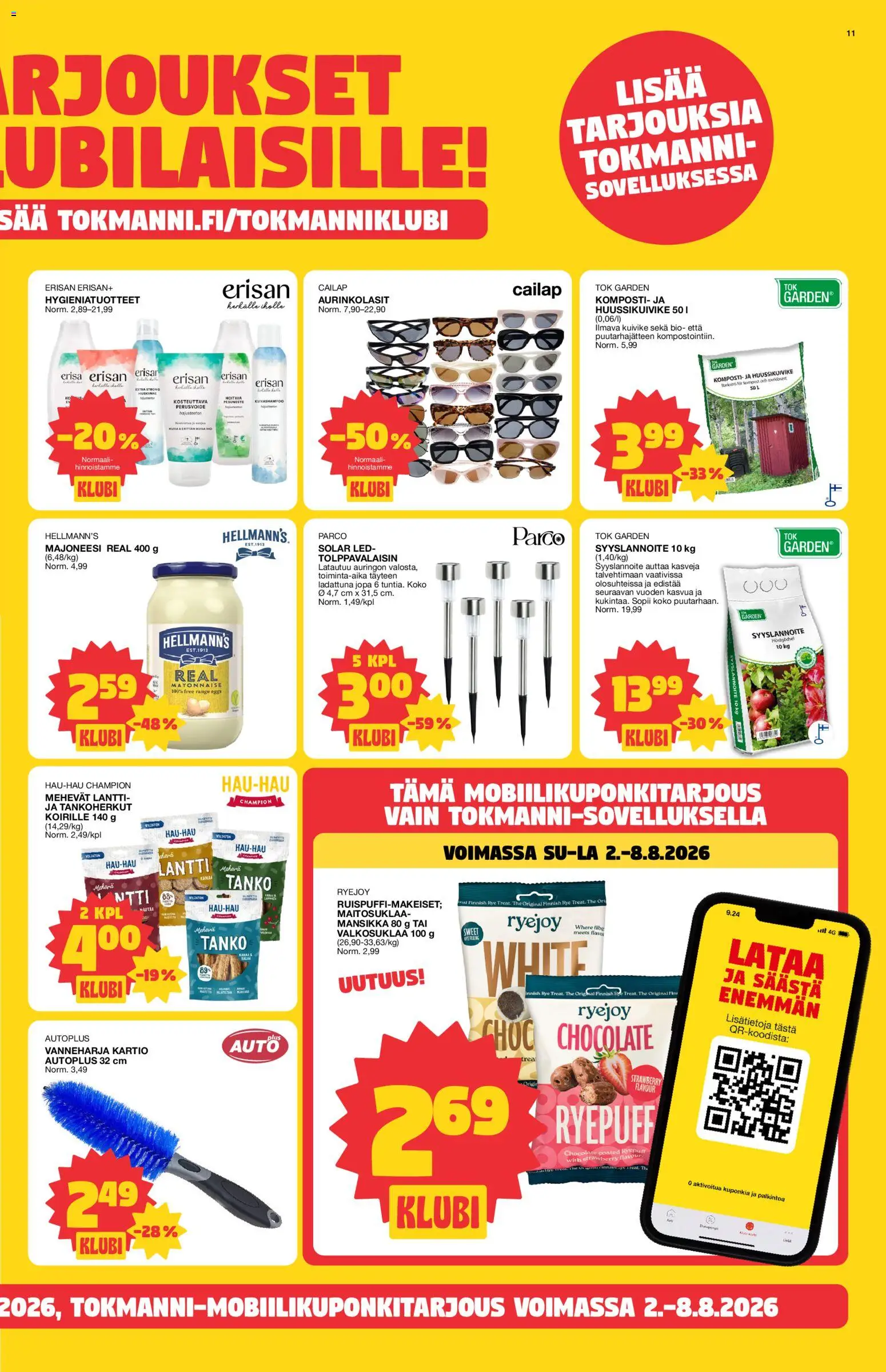 Tokmanni tarjoukset – voimassa 03/08/2026 alkaen | Sivu: 11