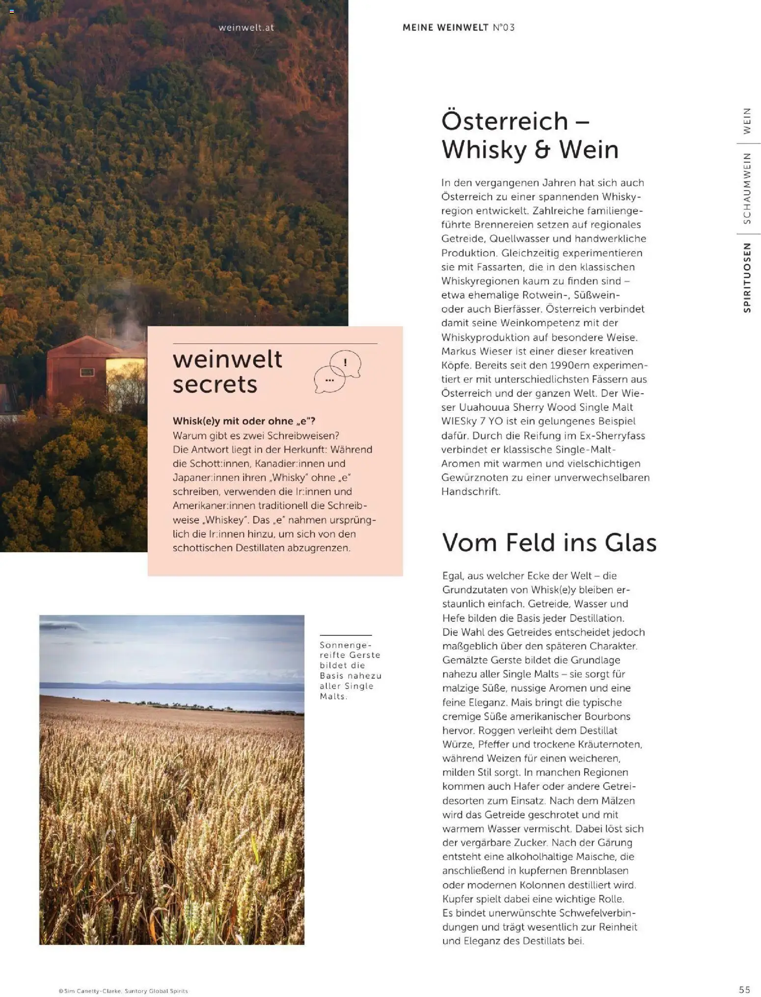 Interspar Wein Welt gültig ab 08.09.2026 | Seite: 55 | Produkte: Getreide, Whiskey, Mais, Wein