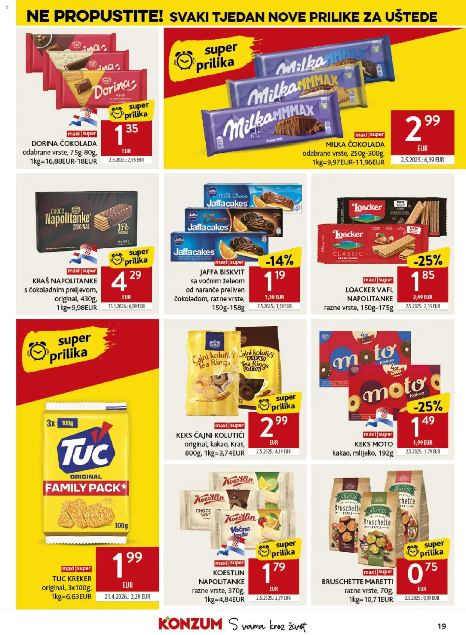 Konzum HR akciós ujság - amely érvényes a következő dátumtól: 2026.08.04. | Oldal: 19