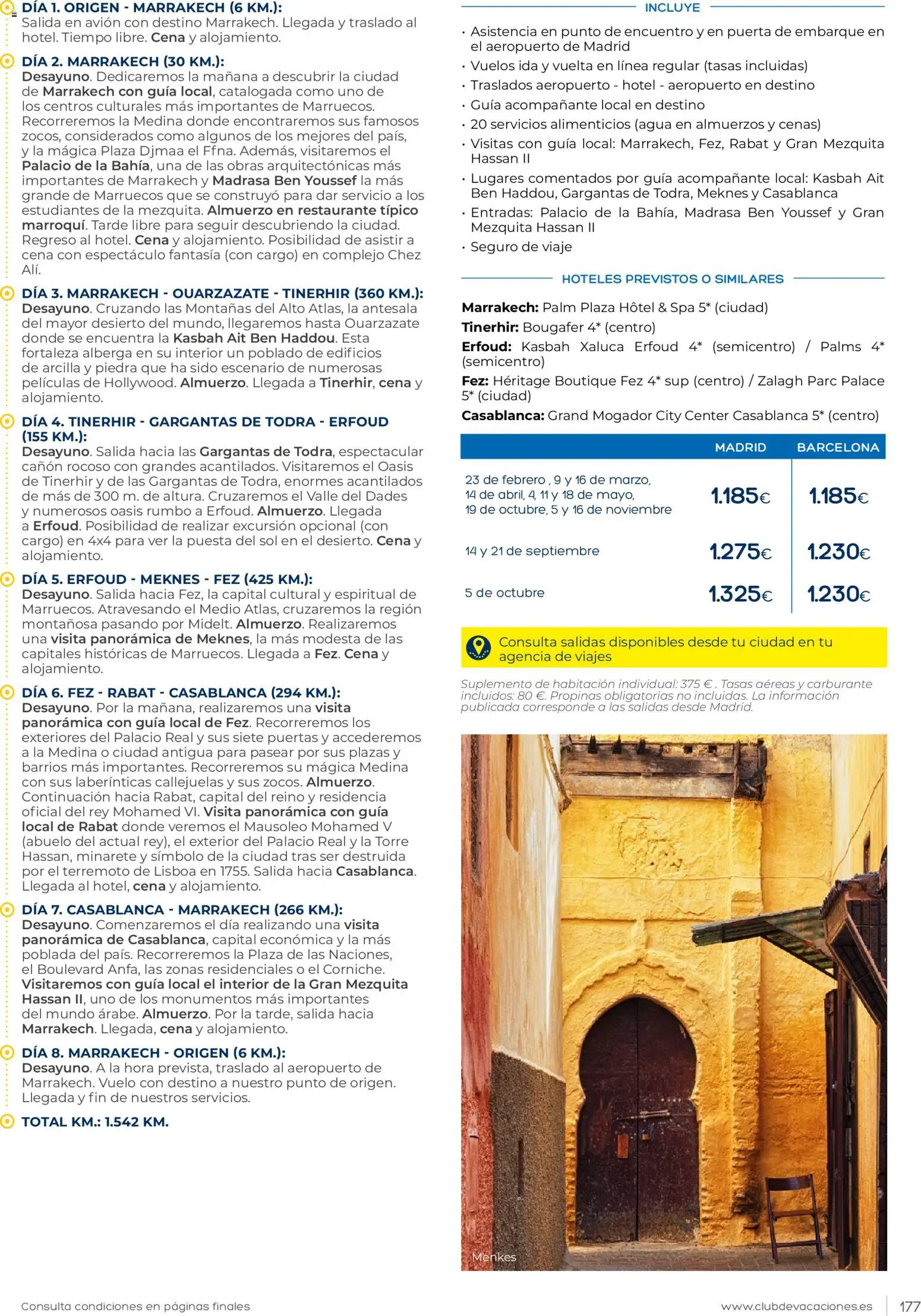 Viajes El Corte Inglés Club de Vacaciones │ válido desde el 01.02.2026 | Página: 177