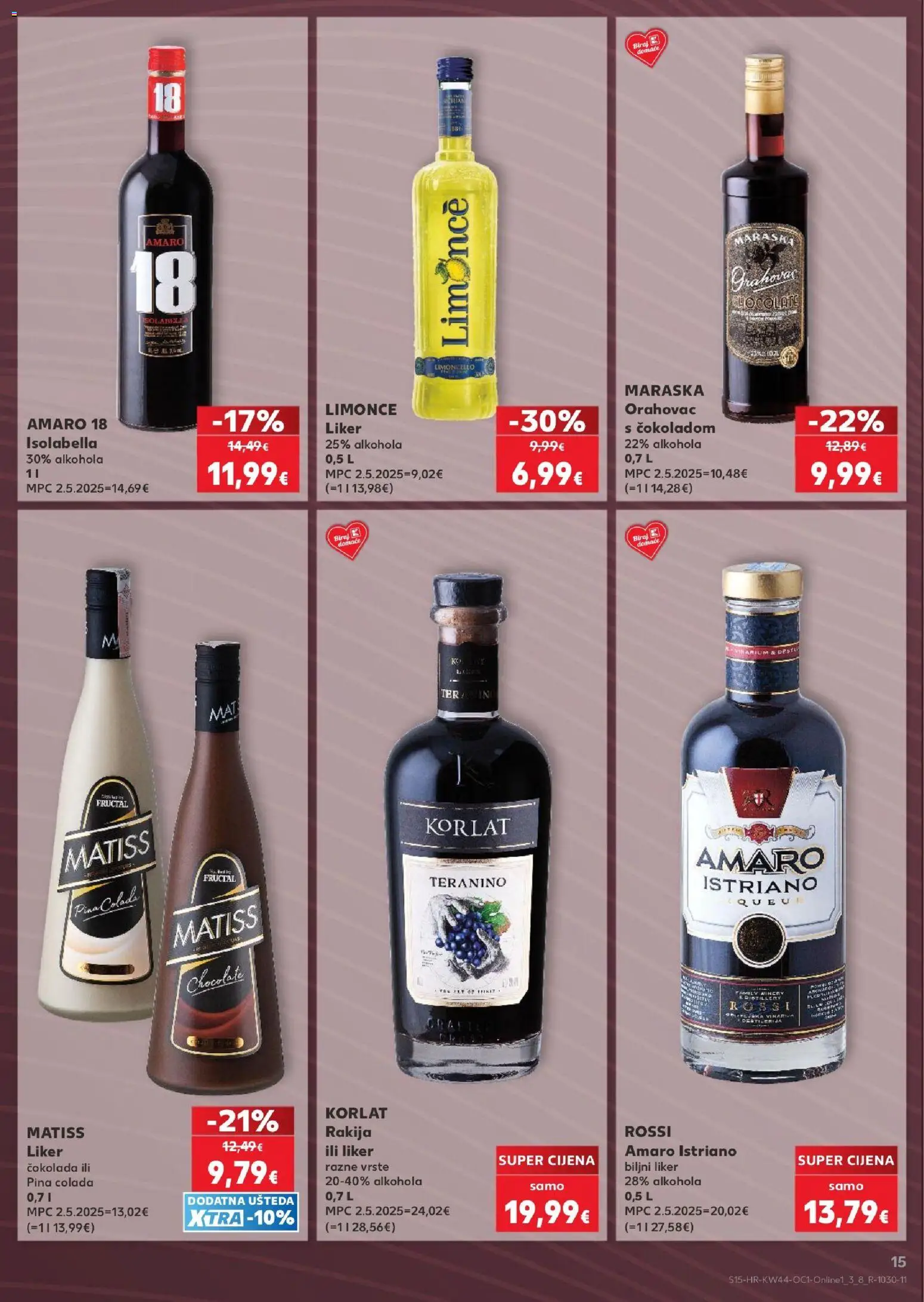 Kaufland HR akciós ujság - amely érvényes a következő dátumtól: 2026.10.28. | Oldal: 15