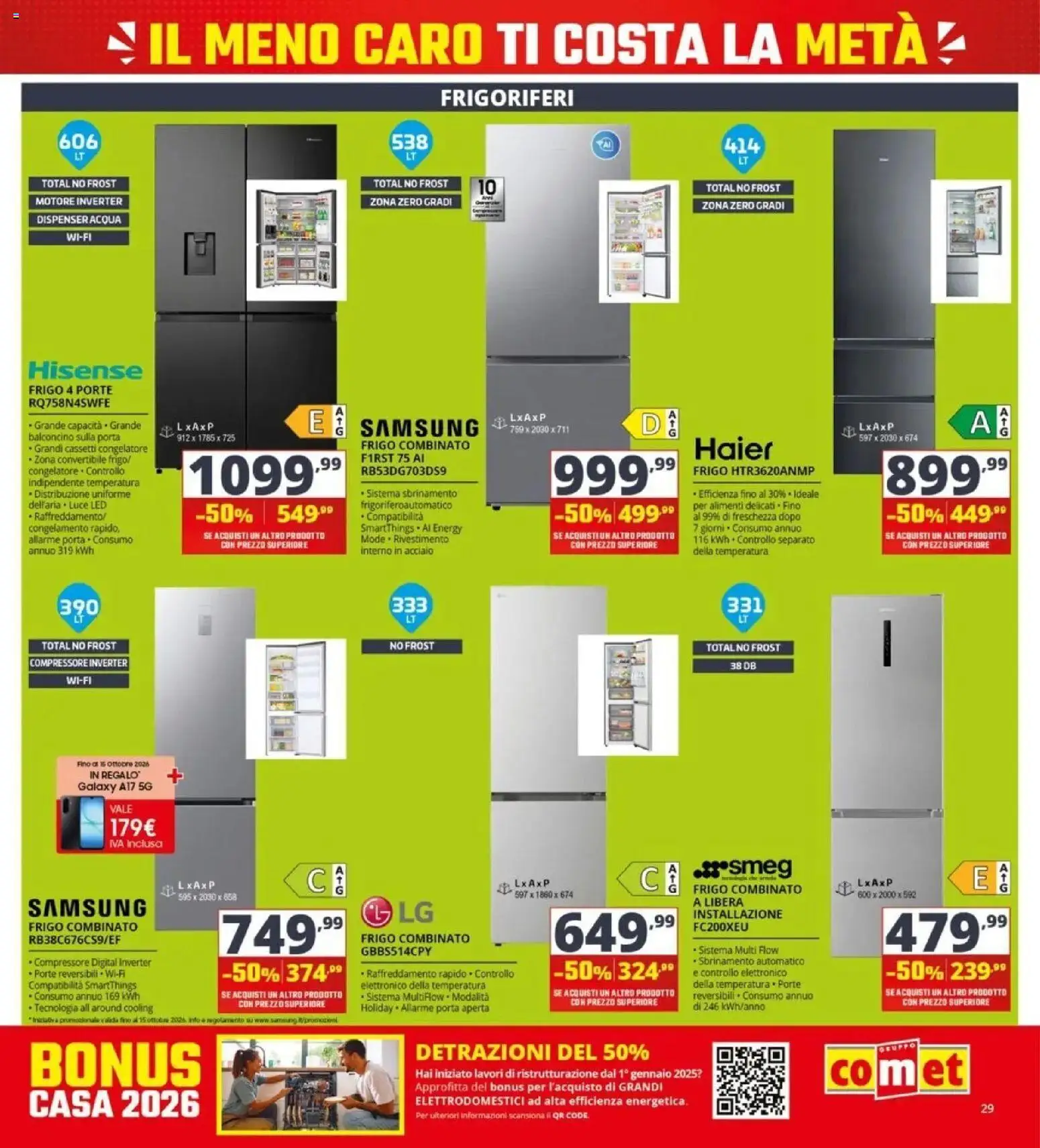 Nuovo Comet volantino dal 24/09/2026 > offerte anteprima 🛍️ | Pagina: 29 | Prodotti: Caro, Porta, Acqua, Samsung