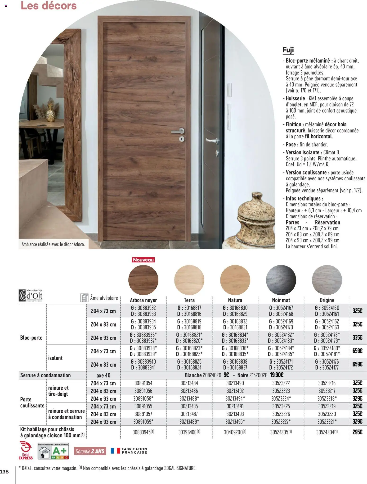 {H1} | Page: 138 | Produits: Plinthe, Porte, Portes