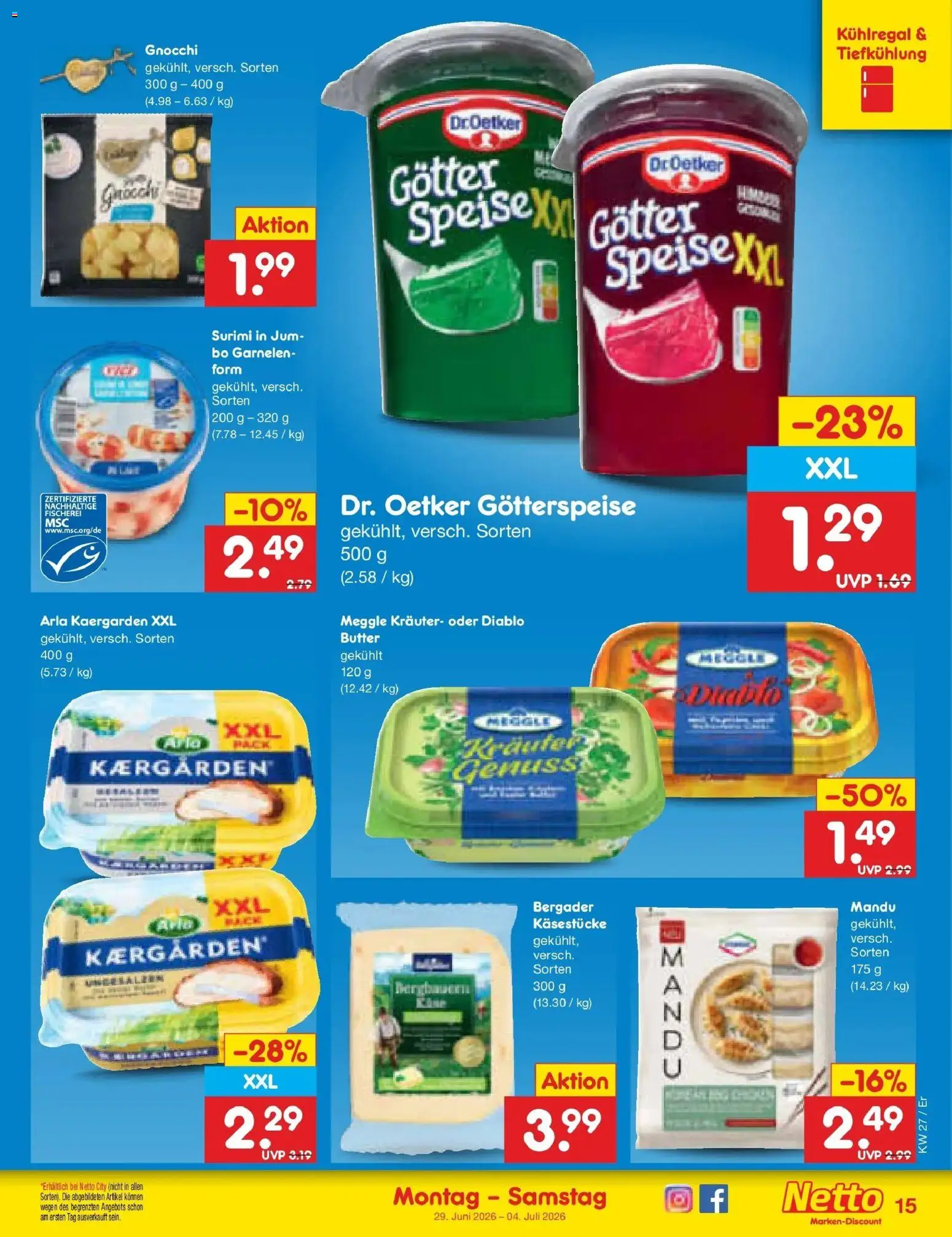 Netto Marken-Discount Prospekt Weimar – gültig ab 29.06.2026 | Seite: 21 | Produkte: Butter, Garnelen