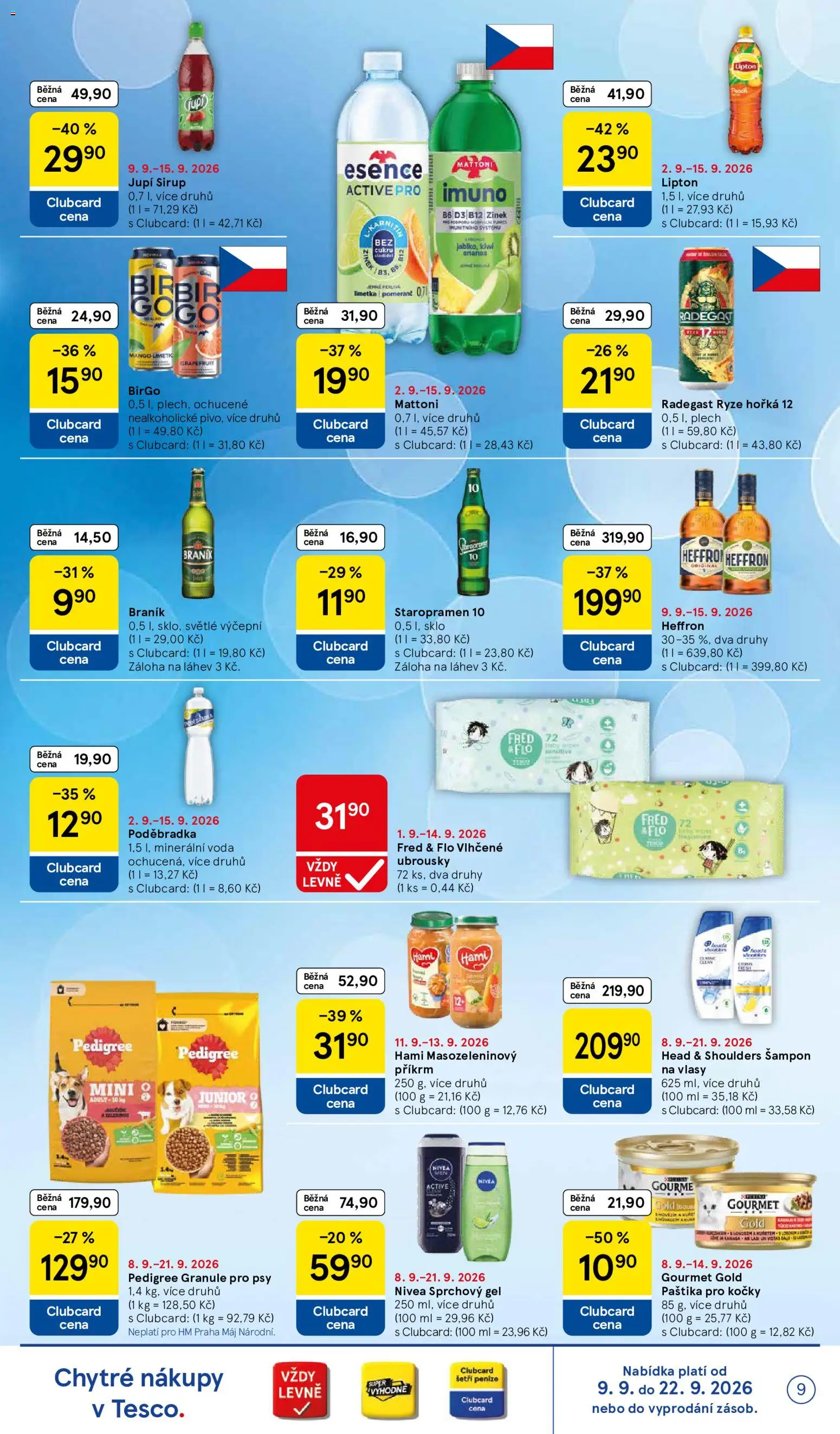 Tesco leták - Hypermarket od 09.09.2026 | Strana: 9