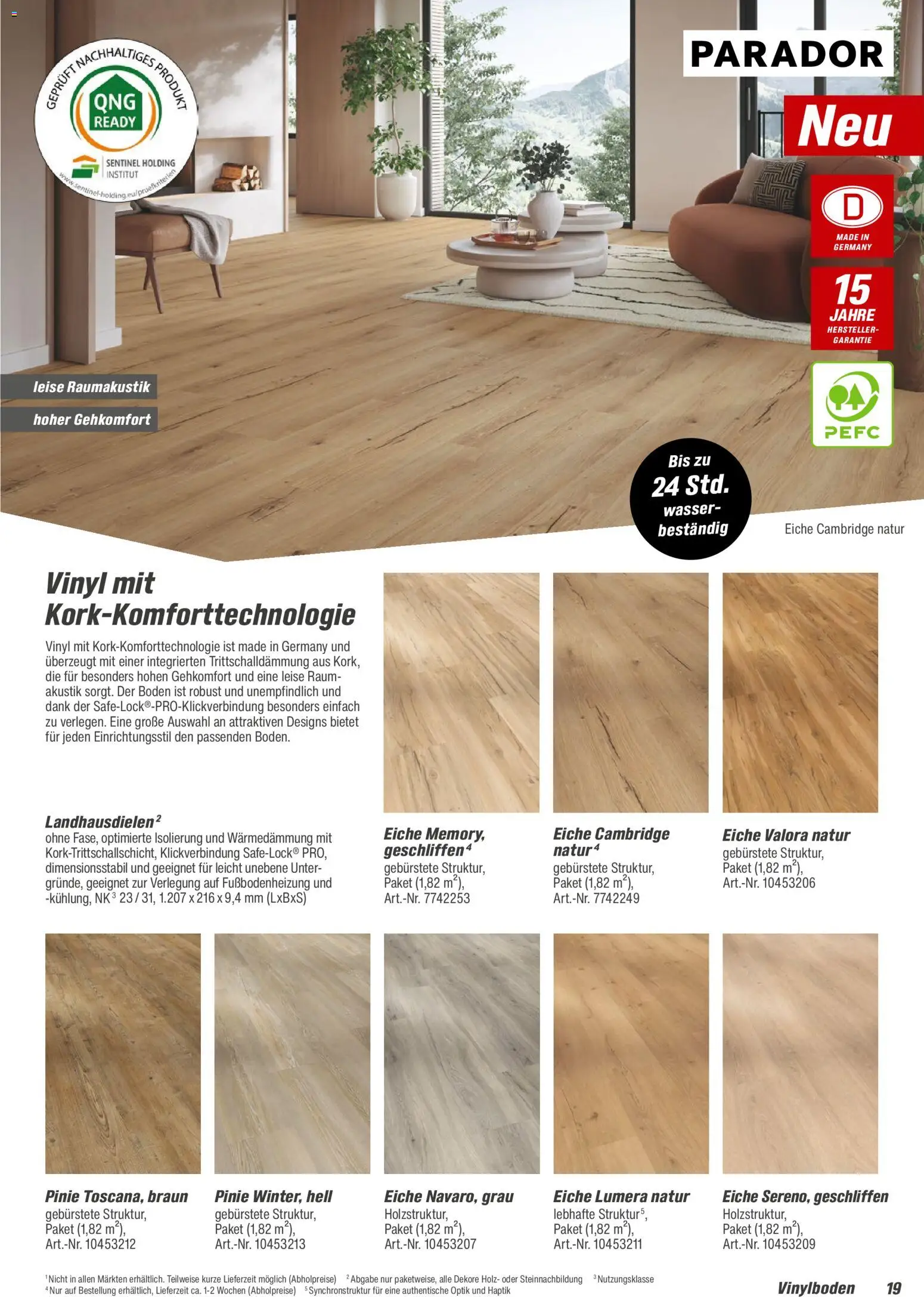 Toom Baumarkt Bodenbeläge & Zubehör – gültig ab 01.01.2026 | Seite: 19 | Produkte: Wasser