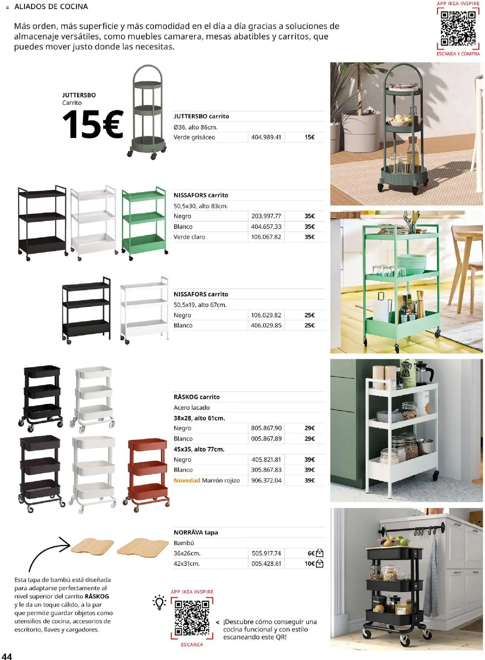 IKEA - Cocinas │ válido desde el 01/09/2026 | Página: 44 | Productos: Muebles, Cocina, Almacenaje