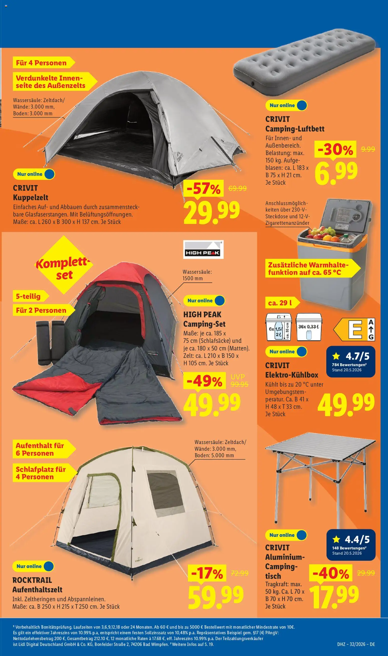 Lidl Angebot der Woche – gültig ab 03.08.2026 | Seite: 27 | Produkte: Tisch, Steckdose, Bad