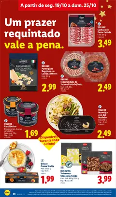 Pré-visualização DELUXE Especialidade de Salame Pistácio/Trufa, DELUXE Especialidade de Salame Pistácio/Trufa Cada emb. 80 g válido de 19/10/2026 | Página: 28