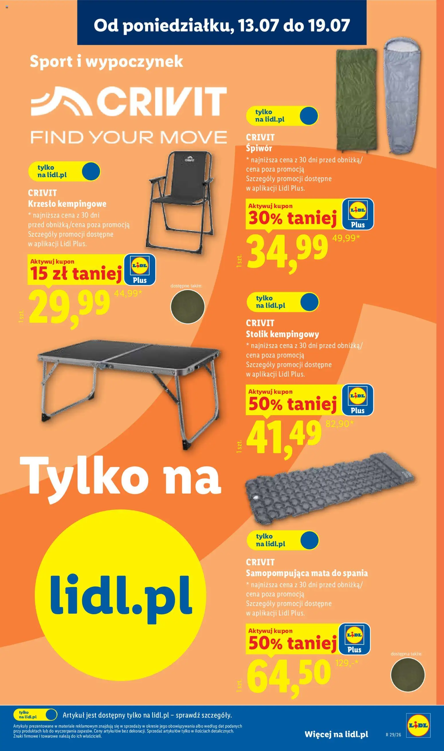 Lidl Katalog od 13.07.2026 | Strona: 31 | Produkty: Krzesło