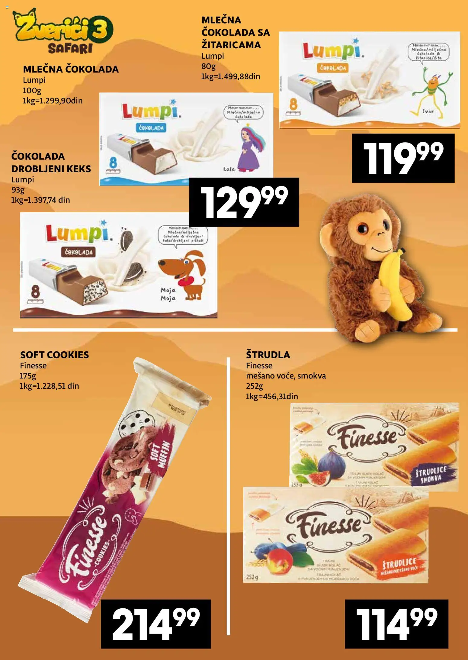 Mercator katalog - važi od 11.05.2026 | Strana: 8 | Proizvode: Keks, Štrudla, Čokolada, Mlečna čokolada