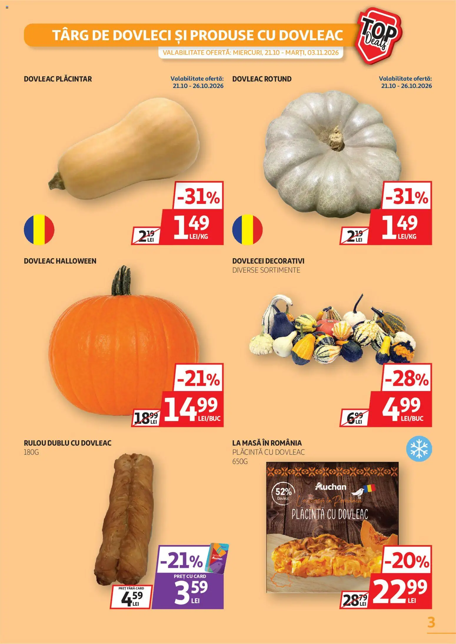 Noul catalog Auchan – valabil de la 21.10.2026 | Pagină: 3