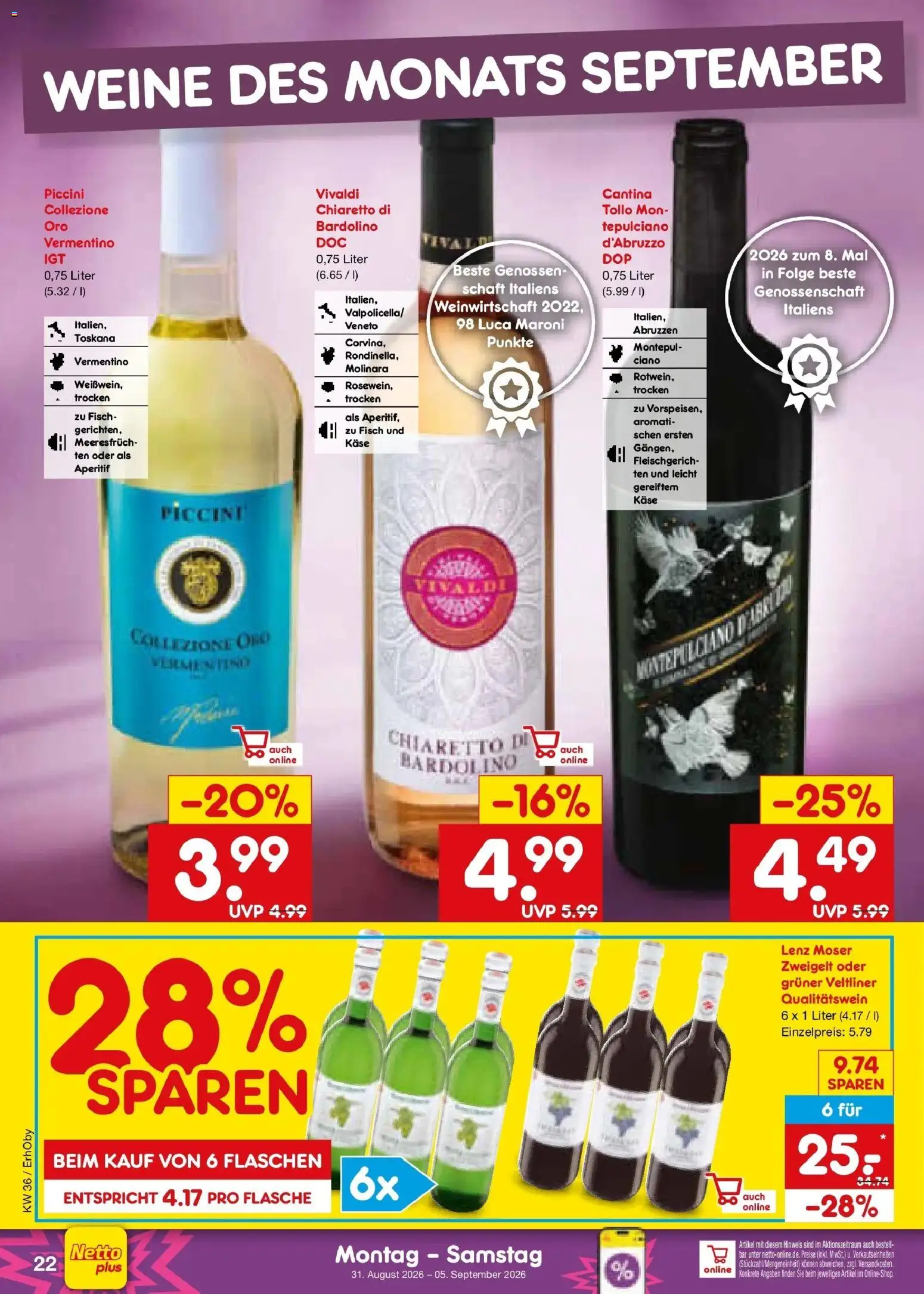 Netto Marken-Discount Prospekt Mauern (ab 31.08.2026) » Angebote | Seite: 30 | Produkte: Käse, Fisch
