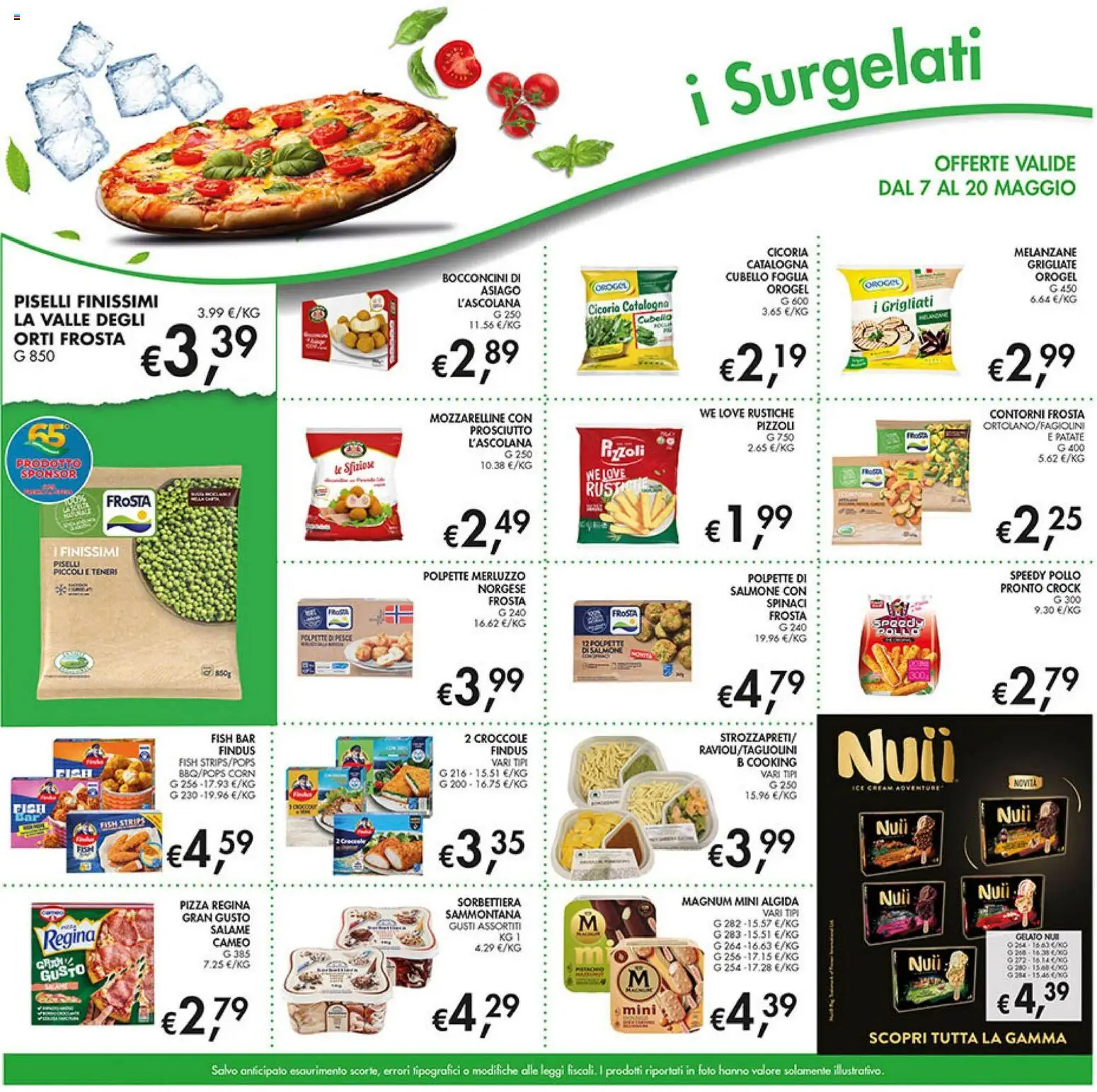 Volantino Coal del 07.05.2026 | Pagina: 13 | Prodotti: Gelato, Prosciutto, Piselli, Polpette