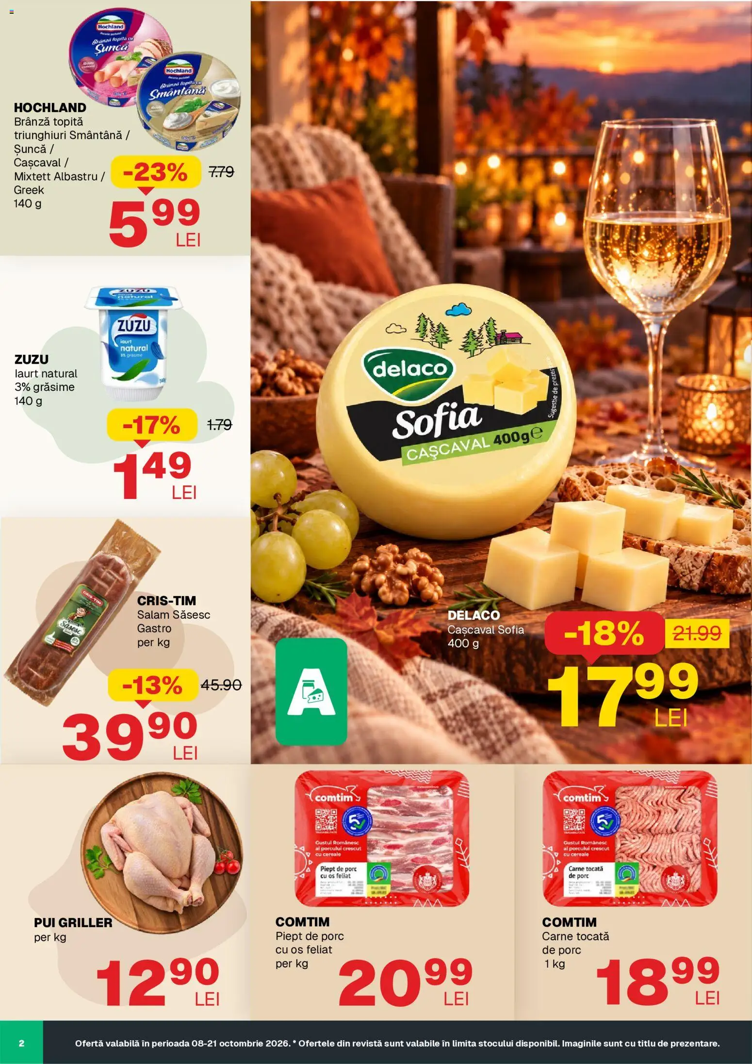 Noul catalog Annabella – valabil de la 08.10.2026 | Pagină: 2 | Produse: Gastro, Pui, Cașcaval, Salam
