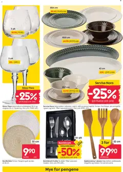 Forhåndsvisning av Rusta kundeavis gyldig fra 14/09/2026 | Side: 9 | Produkter: Servise, Plate, Vinglass, Glass