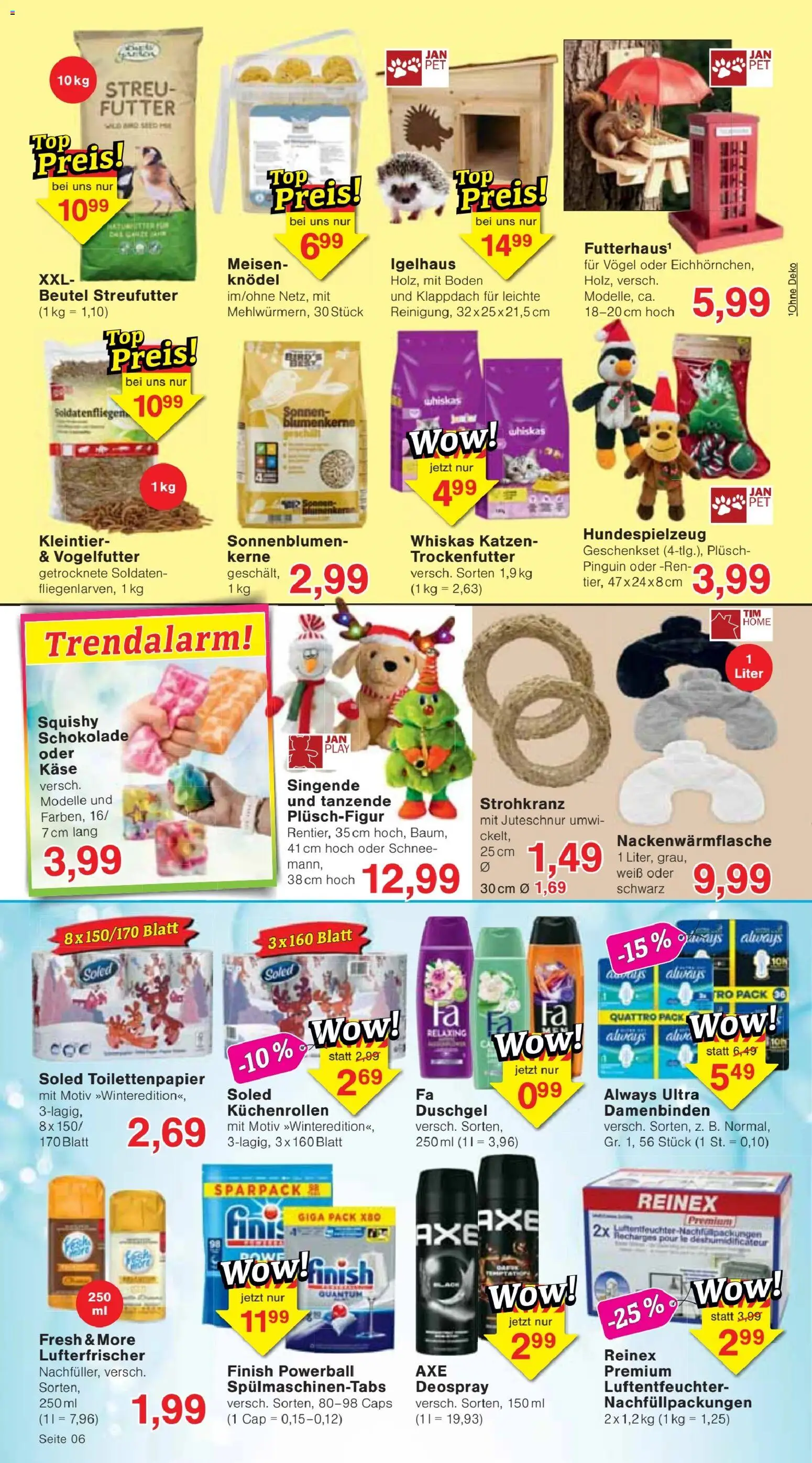 Jawoll Prospekt – gültig ab 12.10.2026 | Seite: 10 | Produkte: Finish, Duschgel, Spülmaschinentabs, Toilettenpapier