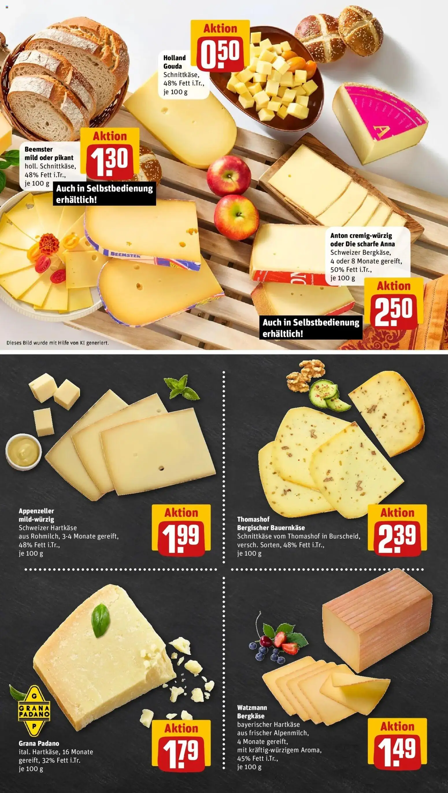 REWE Prospekt ab 14.09.2026 zum Blättern » Angebote | Seite: 11 | Produkte: Grana Padano, Gouda