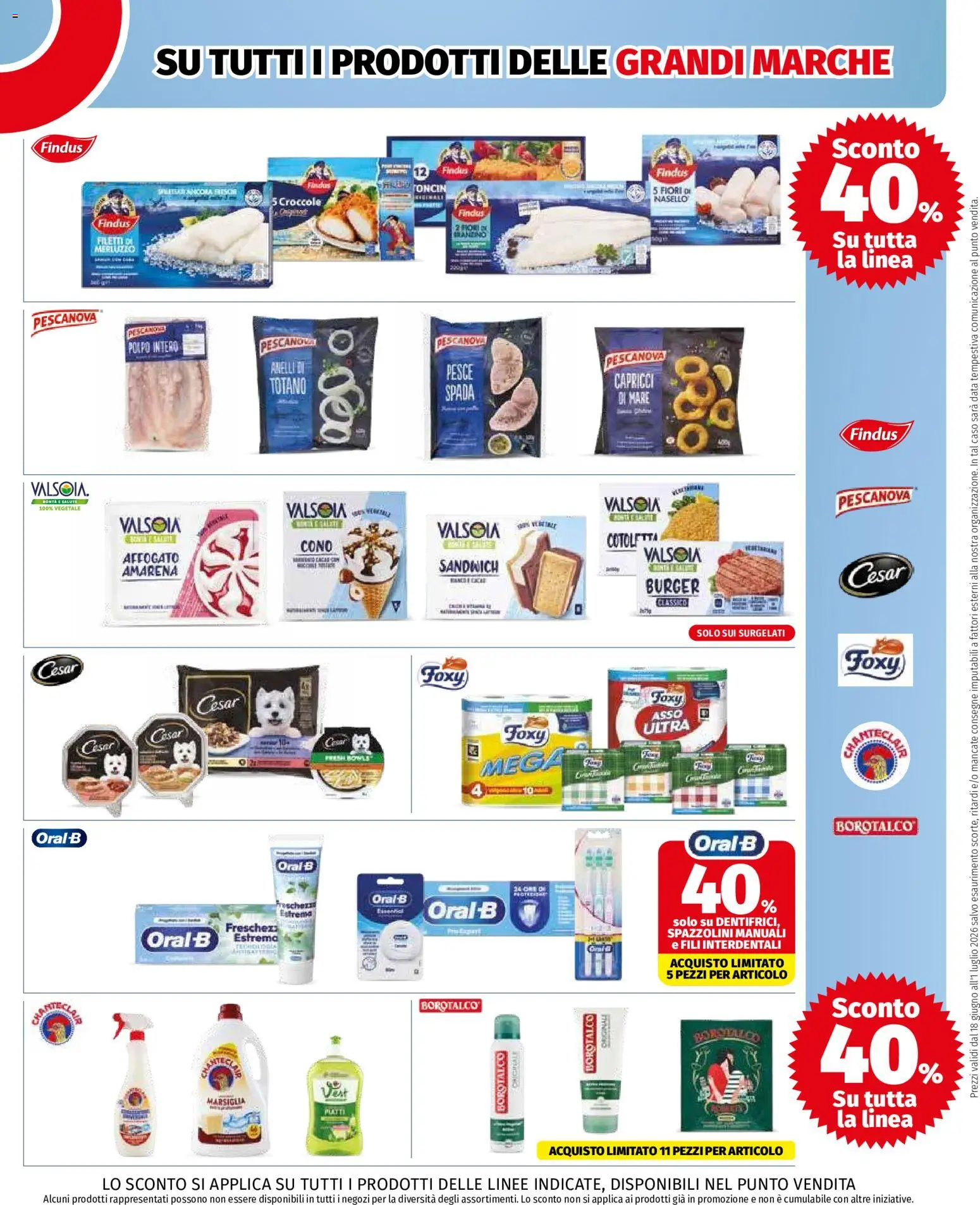 Volantino COOP del 18.06.2026 | Pagina: 6 | Prodotti: Merluzzo, Polpo, Data, Amarena