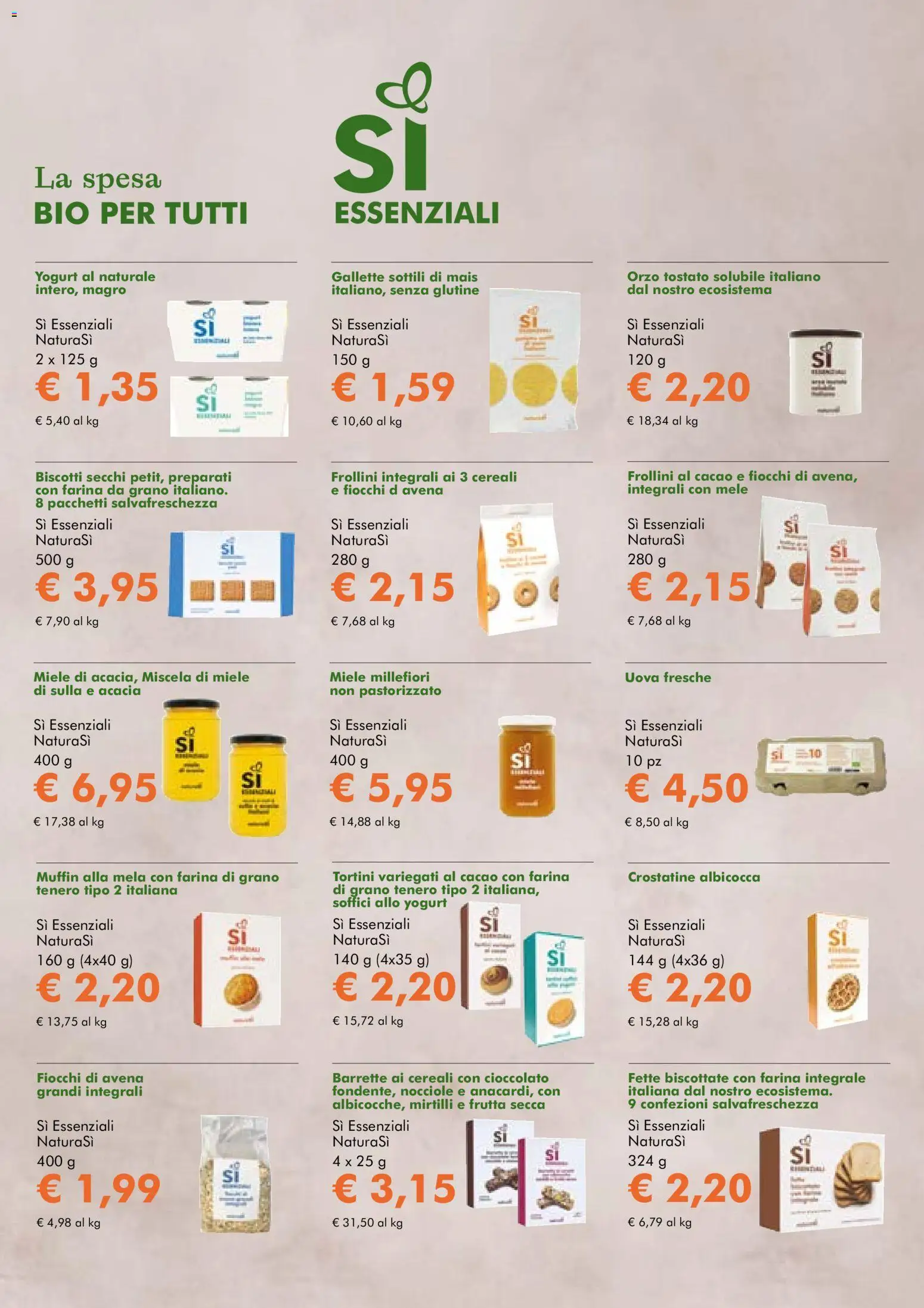 Volantino Natura Sì del 08/07/2026 | Pagina: 10