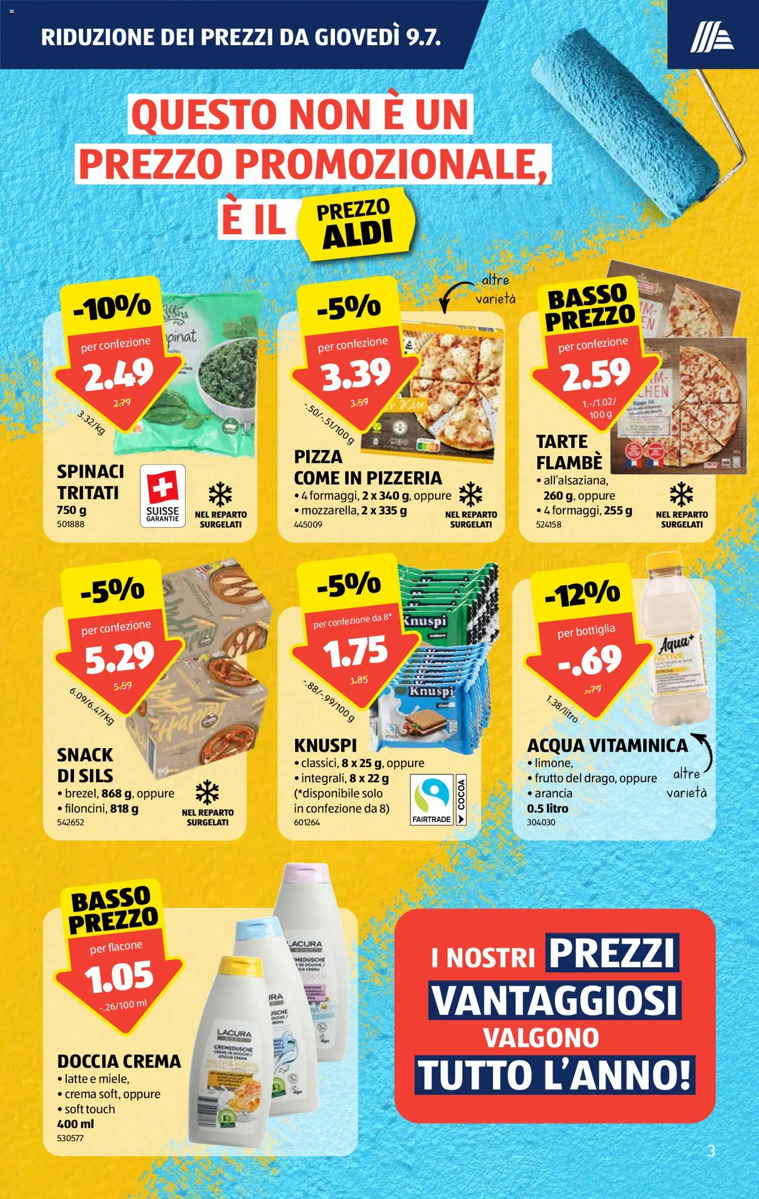 Aldi aktionen IT – gültig ab 09.07.2026 | Seite: 3 | Produkte: Pizza
