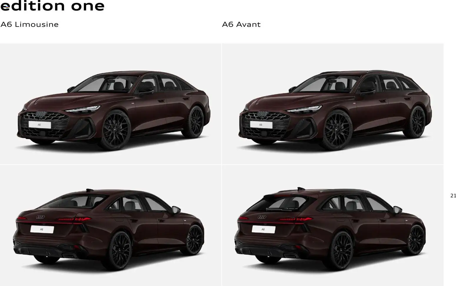 Audi A6 – gültig ab 28.10.2025 | Seite: 21