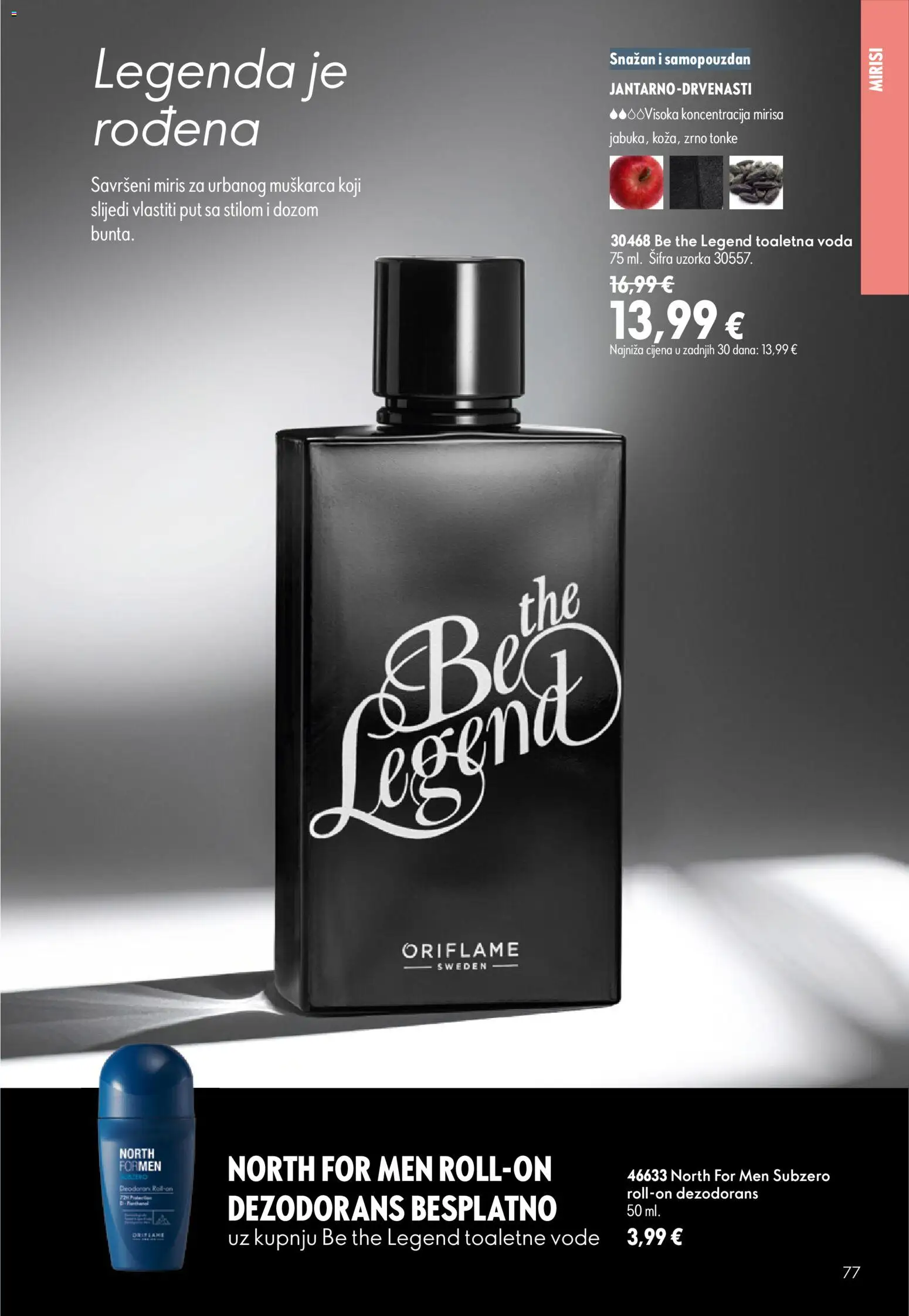Oriflame katalog | vrijedi od 05.08.2026 | Stranica: 77 | Proizvodi: Miris, Dezodorans, Voda