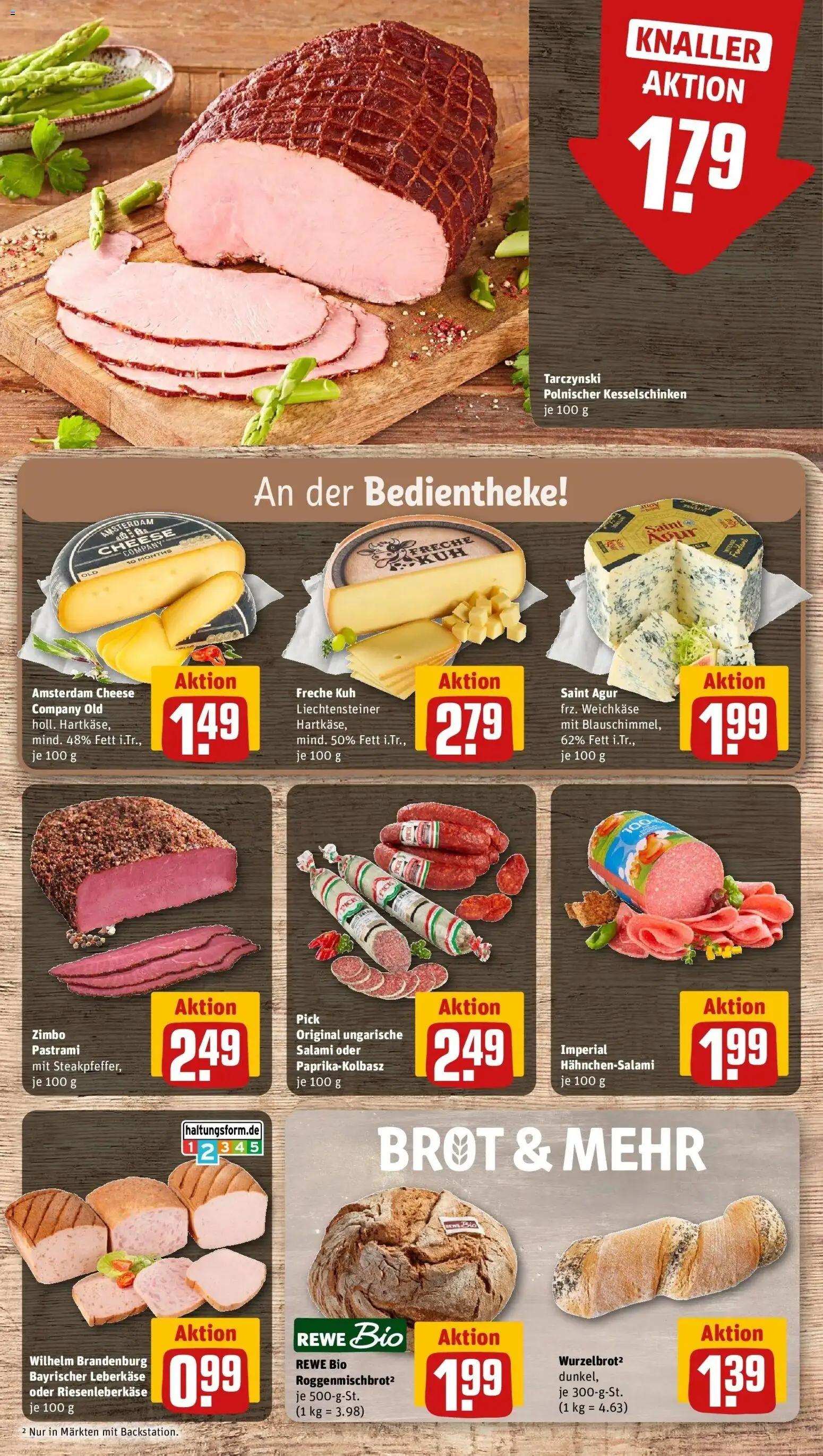 REWE Prospekt ab 14.09.2026 zum Blättern » Angebote | Seite: 7 | Produkte: Brot, Salami, Leberkase