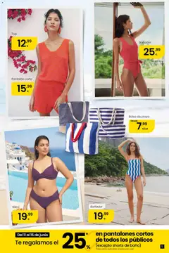 Vista previa Eroski Oh! OFERTA Málaga válido desde el 11/06/2026 | Página: 5 | Productos: Bolso, Té, Pantalón corto, Baño