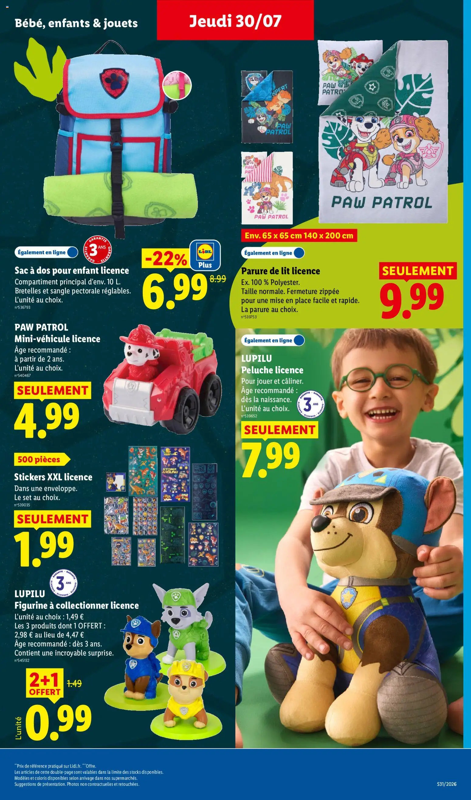 {H1} | Page: 31 | Produits: Figurine, Sac, Parure de lit, Lit